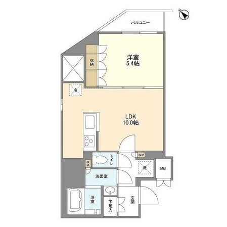 KURAMAE214の物件間取画像